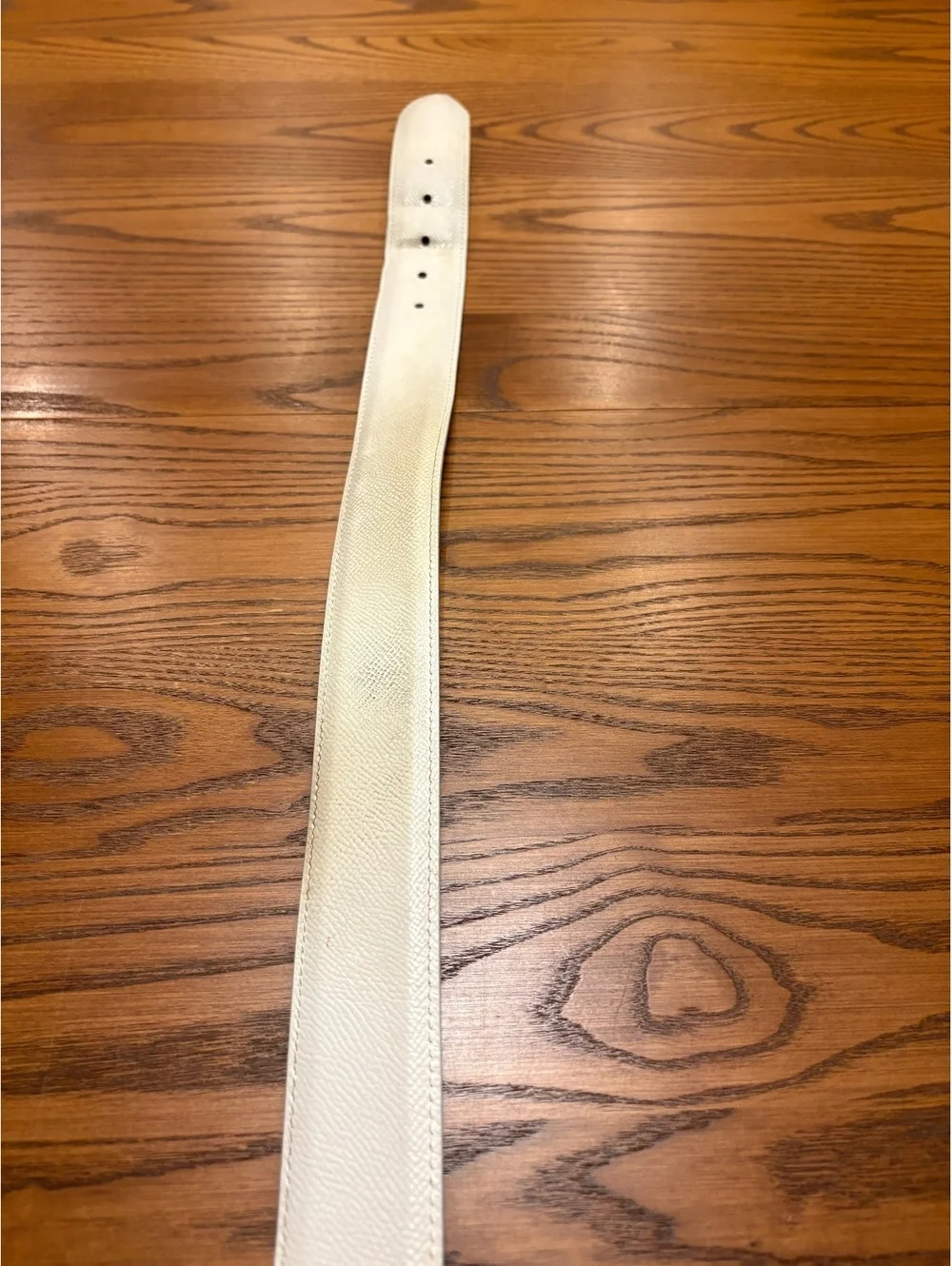 Jack Nicklaus Allen Edmonds Golf Belt 36 Textured White USA Made